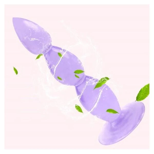 3 Bead Anal Plug Soft Jelly - Product Gallery View 3 | act wellness