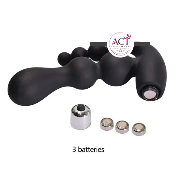 Anal, Vagina Double Vibrator Beads - Product Gallery View 4 | act wellness