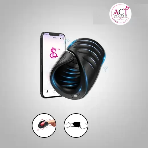 App Control Glans Trainer Vibrator Head Penis Massager - act wellness