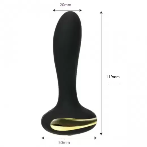 App Control 10 Speed Silicone Anal Plug - Product Gallery View 3 | act wellness