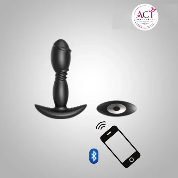 APP Remote Control Rotating Men And Women Prostate Stimulator Anal Vibrator - Buy Online in India | act wellness - view 1