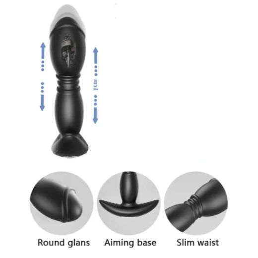 APP Remote Control Rotating Men And Women Prostate Stimulator Anal Vibrator - Product Gallery View 2 | act wellness