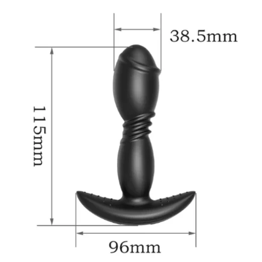 APP Remote Control Rotating Men And Women Prostate Stimulator Anal Vibrator - Product Gallery View 5 | act wellness