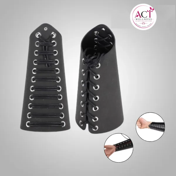 Arm Guards Unisex Leather Cuffs - Buy Online in India | act wellness - view 1
