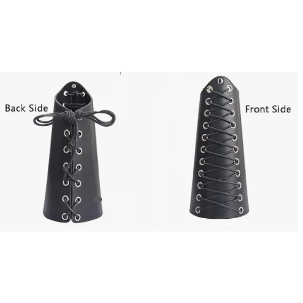 Arm Guards Unisex Leather Cuffs - Product Gallery View 3 | act wellness