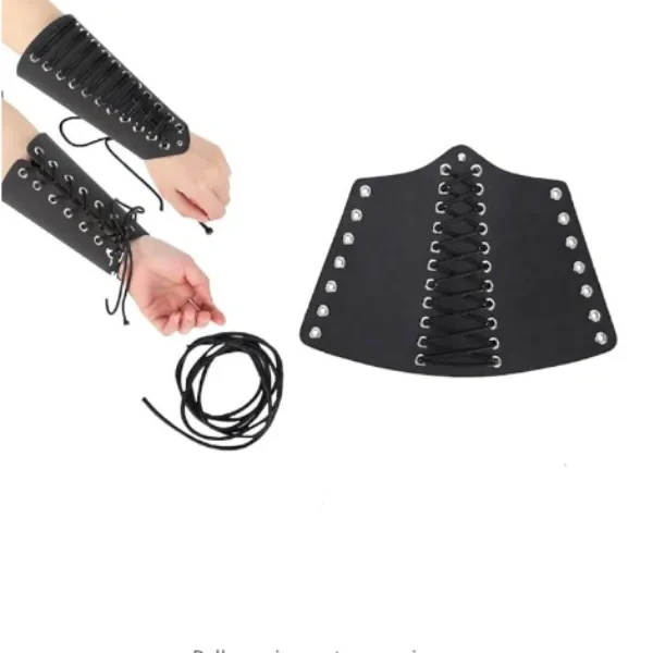 Arm Guards Unisex Leather Cuffs - Product Gallery View 4 | act wellness