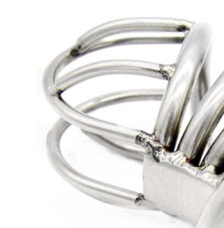 Attica Chastity Cage Lock For Men - Product Gallery View 3 | act wellness