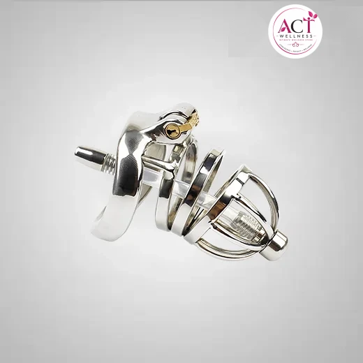 Attica Chastity Cage Lock with Urethral Tube For Men - Buy Online in India | act wellness - view 1