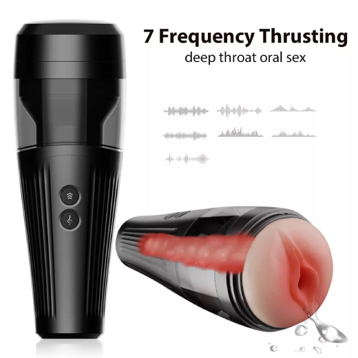 Automatic Electronic Sound Male Masturbator Cup - Product Gallery View 2 | act wellness