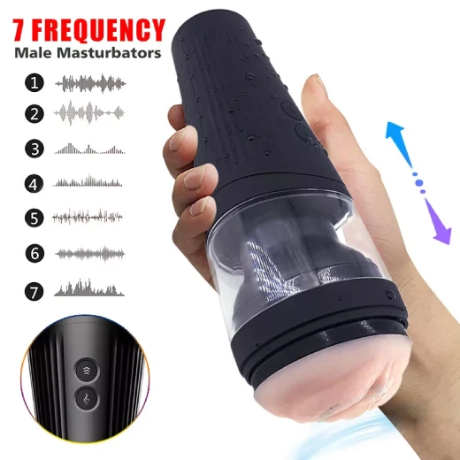 Automatic Electronic Sound Male Masturbator Cup - Product Gallery View 4 | act wellness