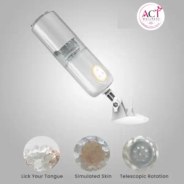 Automatic Piston Telescopic Vagina Real Pussy Male Masturbator Machine For Men - act wellness
