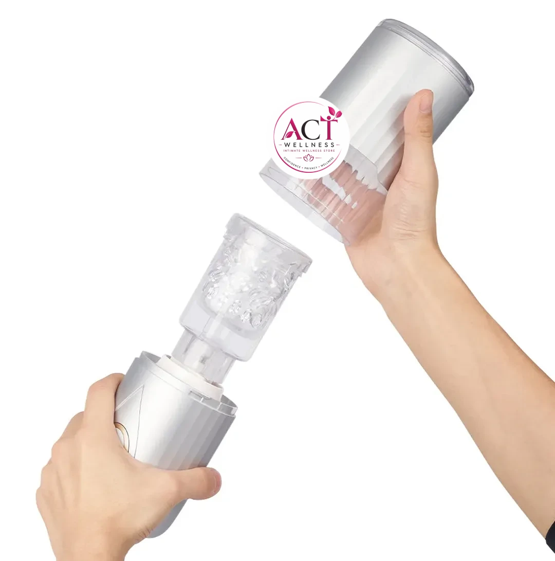 Automatic Piston Telescopic Vagina Real Pussy Male Masturbator Machine For Men - Product Gallery View 4 | act wellness
