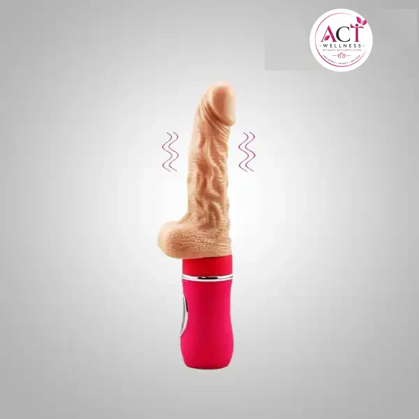Automatic Telescopic Dildo Heating Vibrating pumping Sex machine - Buy Online in India | act wellness - view 1