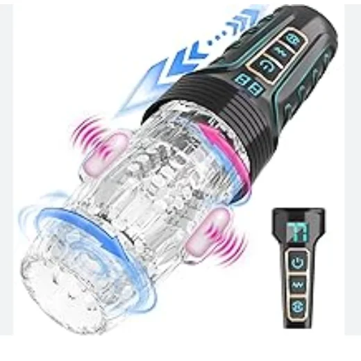 Automatic Transparent Vibrating Masturbation Cup For Male - Product Gallery View 4 | act wellness