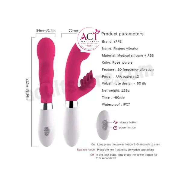 Barbed G Spot Vibrator36 Speeds - Product Gallery View 3 | act wellness