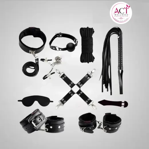 BDSM Bondage Set Erotic Sex Toys Product For Adult Kit - Buy Online in India | act wellness - view 1