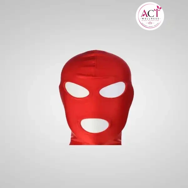 BDSM Hood Fetish Locking Open Mouth Eyes Mask - Buy Online in India | act wellness - view 1