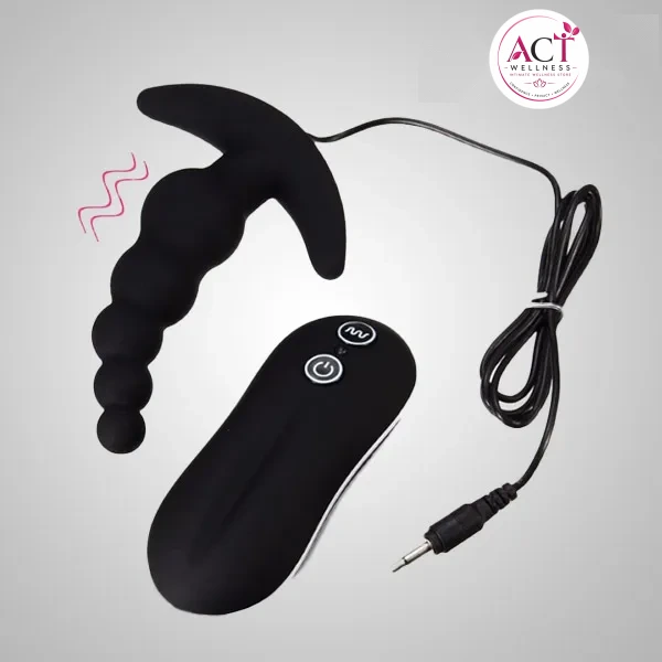 Beads Style Vibrating Anal Plug - Buy Online in India | act wellness - view 1