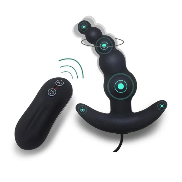 Beads Style Vibrating Anal Plug - Product Gallery View 2 | act wellness