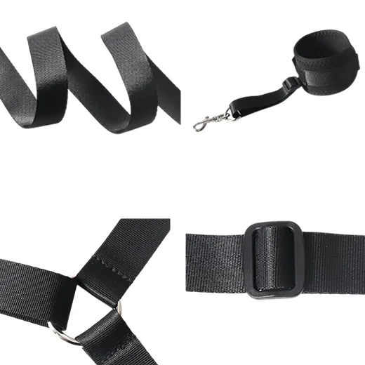 Bed Restraints with Hand Cuffs & Ankle Cuff Premium Straps Bondage - Product Gallery View 4 | act wellness
