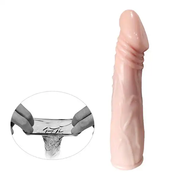 Big Penis Reusable Condom Sleeve - Product Gallery View 4 | act wellness