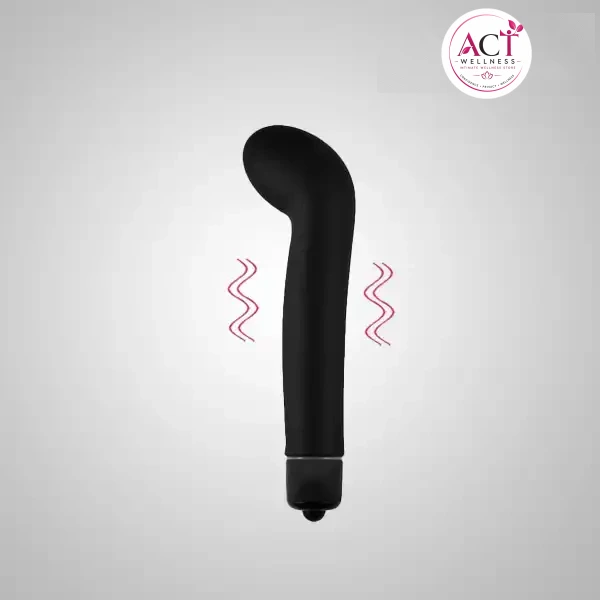 Black Bending Head G-Spot Bullet Vibrator - Buy Online in India | act wellness - view 1