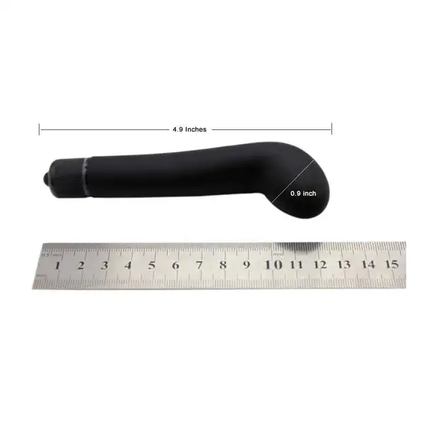 Black Bending Head G-Spot Bullet Vibrator - Product Gallery View 2 | act wellness