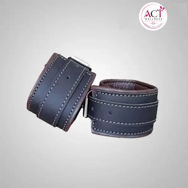 Black Brown Bdsm Handcuff - Buy Online in India | act wellness - view 1
