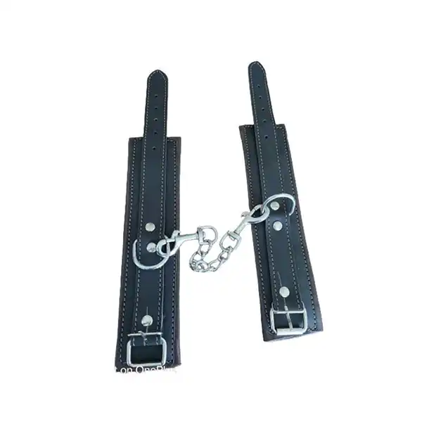 Black Brown Bdsm Handcuff - Product Gallery View 3 | act wellness