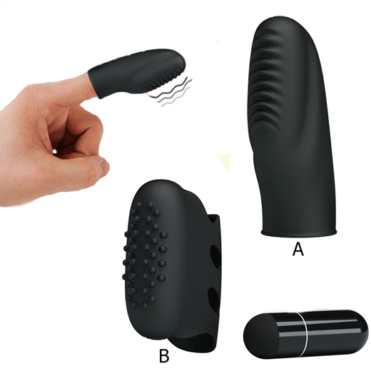 Black Bullet Finger Vibrator - Product Gallery View 4 | act wellness