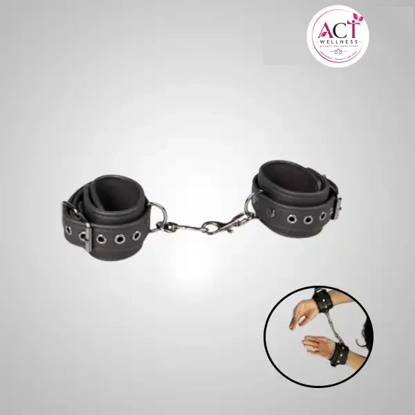 Black Luxury Handcuff - Buy Online in India | act wellness - view 1