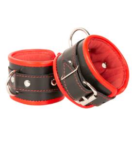 Black/Red Luxury Handcuff - Product Gallery View 2 | act wellness