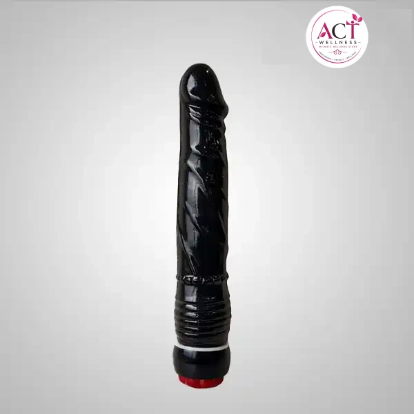 Black Thunderlight vibrating Dildo - Buy Online in India | act wellness - view 1