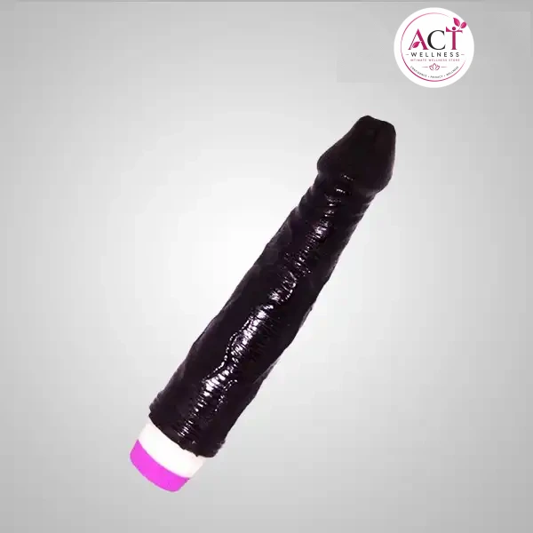African Black Vibrating 7 Inch Stud Dildo - Buy Online in India | act wellness - view 1