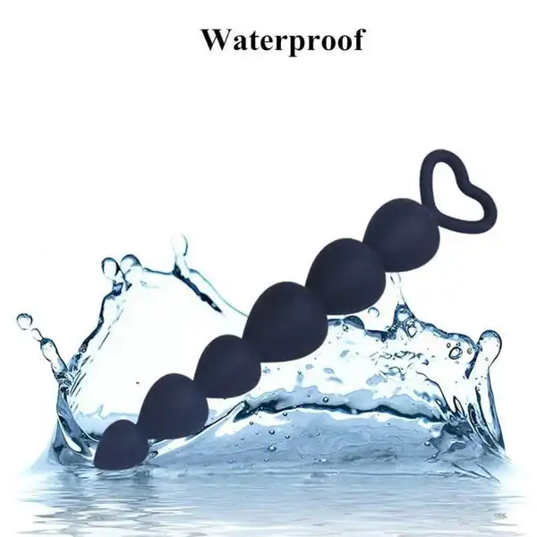Water Drop Shaped Anal Beads Plug - Product Gallery View 2 | act wellness