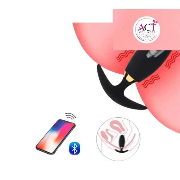 Bluetooth App Butt-Plug And Prostate Massager - Product Gallery View 2 | act wellness