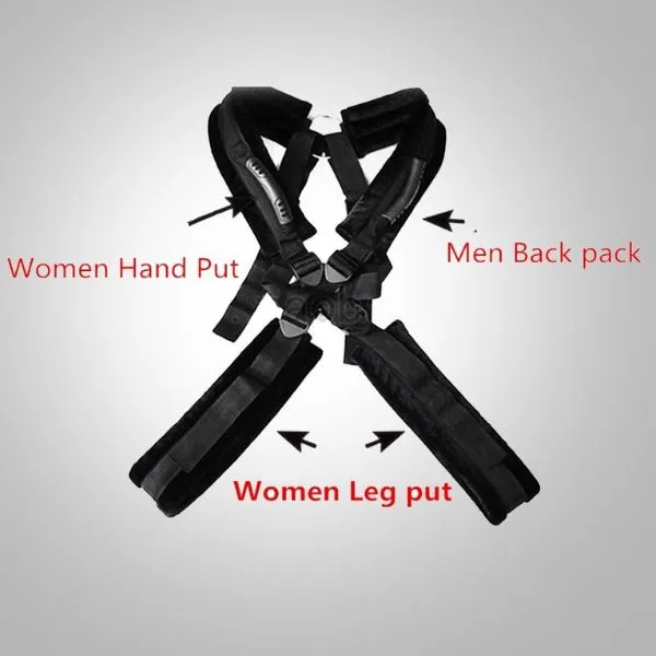 Body Harness Swing Stand Leg Lift Open Spreader Restraint Bondage - Product Gallery View 3 | act wellness