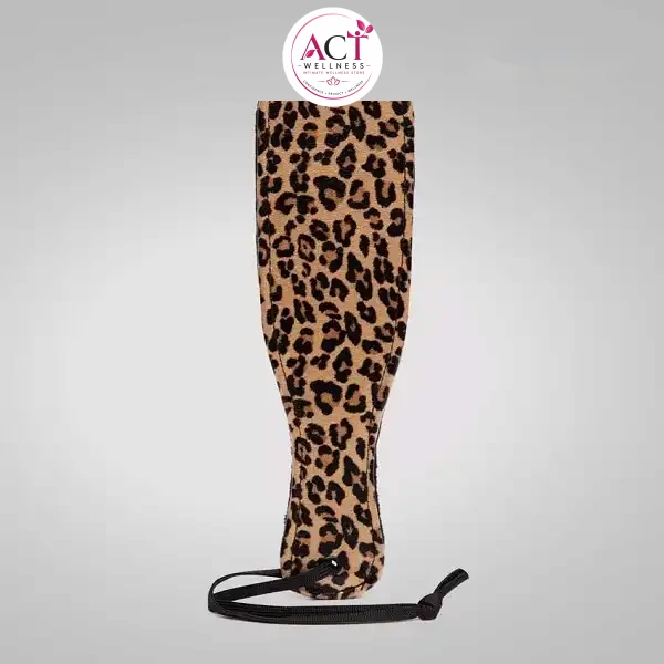 Bondage Boutique Leopard Print Small Paddle - Buy Online in India | act wellness - view 1