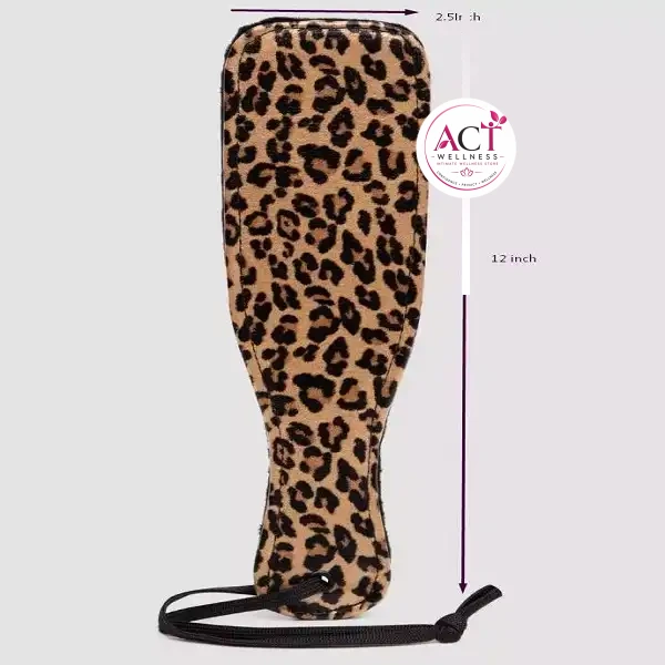 Bondage Boutique Leopard Print Small Paddle - Product Gallery View 3 | act wellness