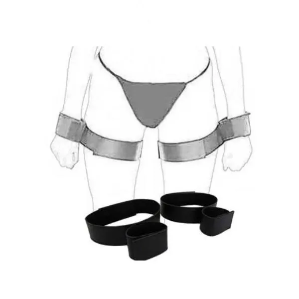 Nylon Bondage Handcuff Wrist & Ankle Cuffs Kit - Product Gallery View 2 | act wellness