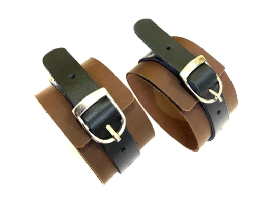 Brown Handcuffs Cosplay BDSM - Product Gallery View 2 | act wellness