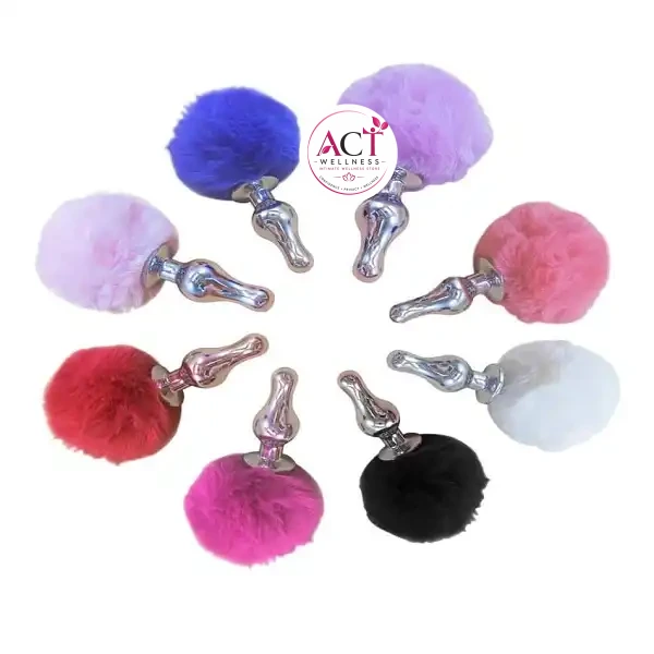 Bunny Tail Butt Plug - Product Gallery View 2 | act wellness