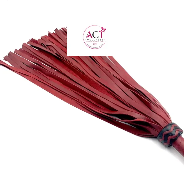 Burgandy Color Faux Leather Whips - Buy Online in India | act wellness - view 1