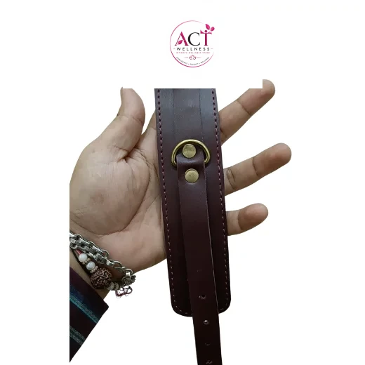 Burgundy Double Buckle Handcuffs - Product Gallery View 3 | act wellness