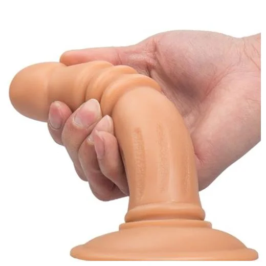 Center Screw 7 Inch Strong Suction Dildo - Product Gallery View 4 | act wellness