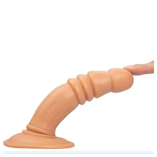 Center Screw 7 Inch Strong Suction Dildo - Product Gallery View 5 | act wellness