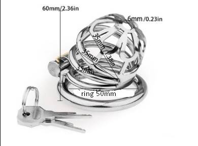 Chastity Cage Sexual Stimulation Couple Sex Lock Private Bondage Stainless Steel - Product Gallery View 4 | act wellness