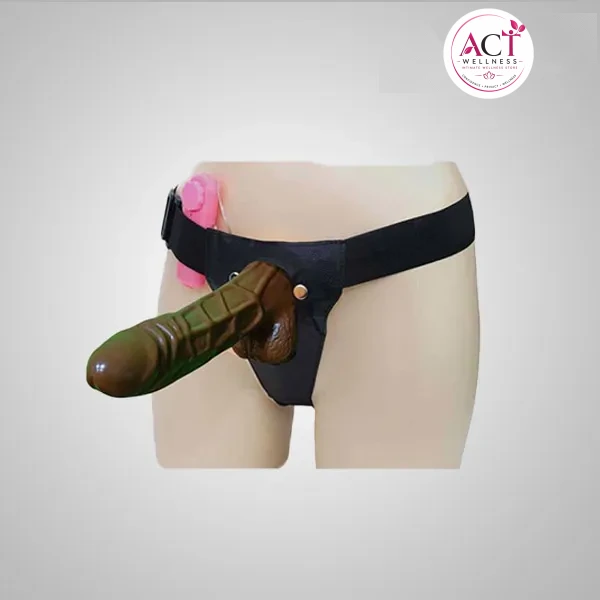 Choco Hollow Strap On With Vibration & Balls - Buy Online in India | act wellness - view 1