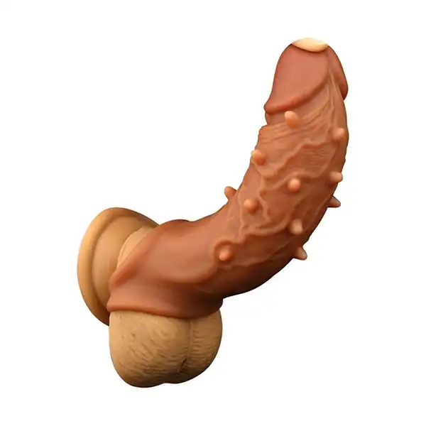 Liquid Silicone Penis Condom Sleeve - Product Gallery View 2 | act wellness