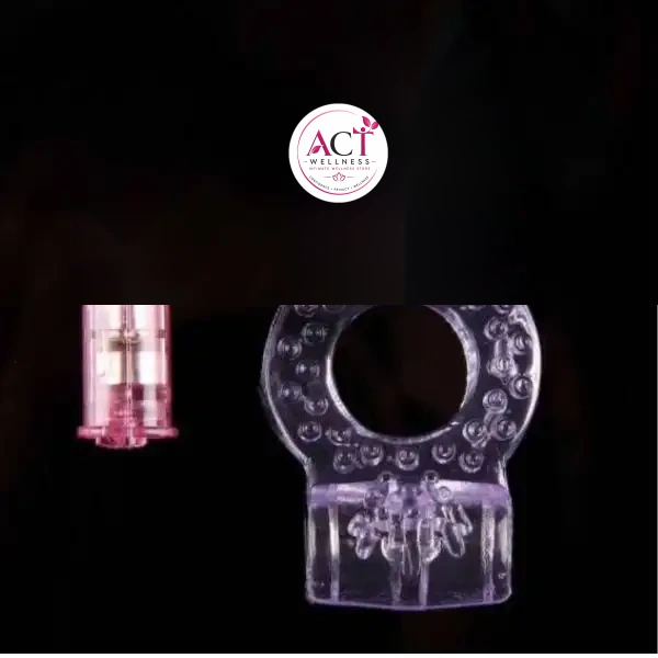 Clit Dual Vibrating Cock Ring Butterfly Ring - Product Gallery View 2 | act wellness
